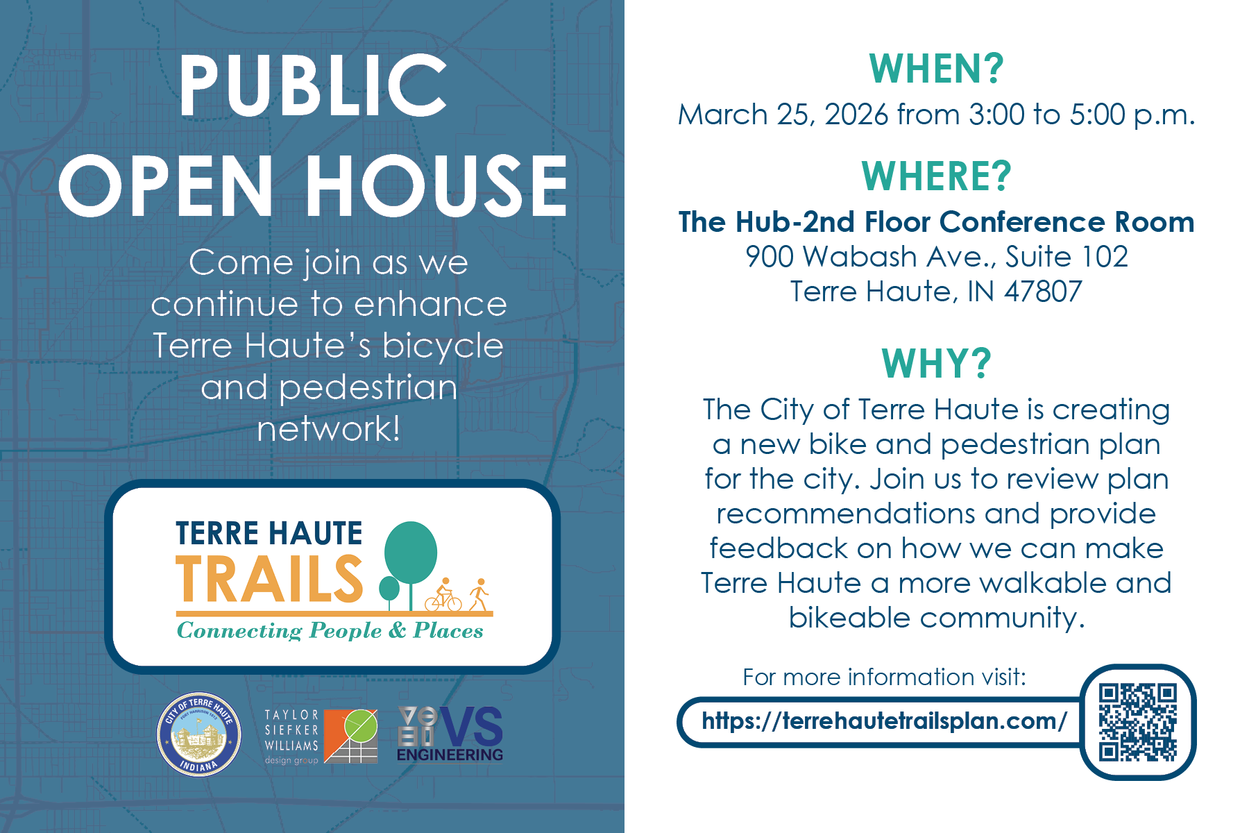 Terre Haute Trails Public Open House Announcement